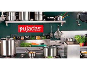 Menaje Pujadas Hostelería. Diseñada para ofrecer el mayor rendimiento en la cocina profesional.