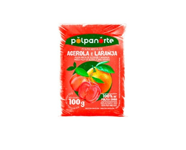 Pulpa de Acerola y naranja. Combinación perfecta y super rica en vitamina C