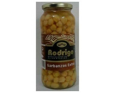 Garbanzos extra. Conservas de garbanzo Rodrigo. Excelente calidad