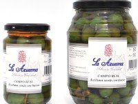 Aceitunas. Aceitunas de Camporreal Barril 550g Tarro 200g