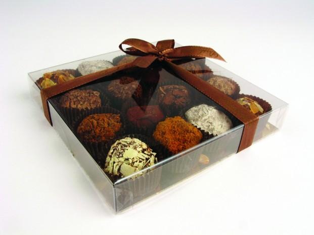 Trufas. Trufas de chocolate belga (8 variedades)